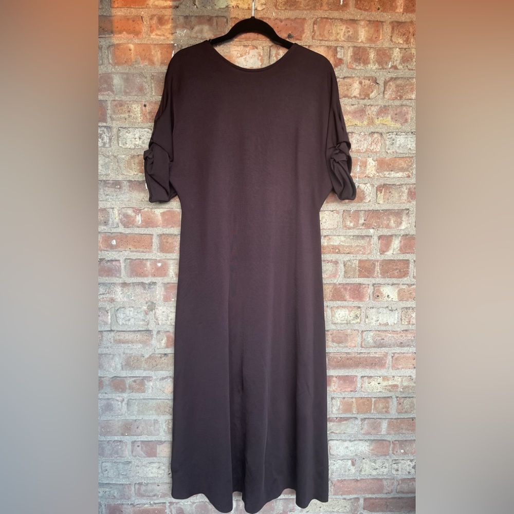 COS Drop Rouched Short Sleeve Maxi Dress🖤